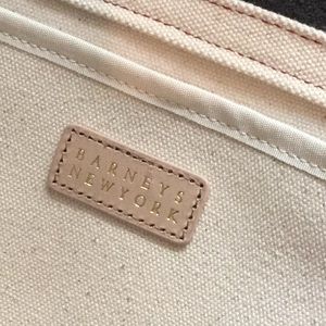 Barney’s NY heavy canvas tote.  NWOT